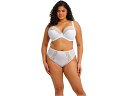 (取寄) エロミ レディース ルシエ アンダーワイヤー バンジ ブラ elomi women Lucie Underwire Plunge Bra White