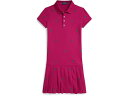 (取寄) ラルフローレン キッズ ガールズ ポロ ポニー ストレッチ メッシュ ポロ ドレス (ビッグ キッド) Polo Ralph Lauren Kids girls Polo Pony Stretch Mesh Polo Dress (Big Kid) Preppy Pink