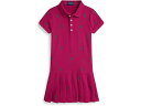 (取寄) ラルフローレン キッズ ガールズ ポロ ポニー ストレッチ メッシュ ポロ ドレス (トドラー/リトル キッド) Polo Ralph Lauren Kids girls Polo Pony Stretch Mesh Polo Dress (Toddler/Little Kid) Preppy Pink
