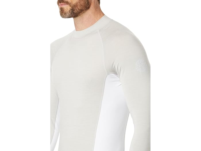 (取寄) リップ カール メンズ ドーン パトロール Upf パフォーマンス ロング スリーブ ラッシュガード Rip Curl men Dawn Patrol UPF Perfomance Long Sleeve Rashguard Snow Marle