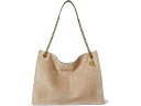 (取寄) ローレン ラルフローレン レディース スエード ラージ ブラッドリー ショッパー トート バッグ Lauren Ralph Lauren women Suede Large Bradley Shopper Tote Bag Sand Dune