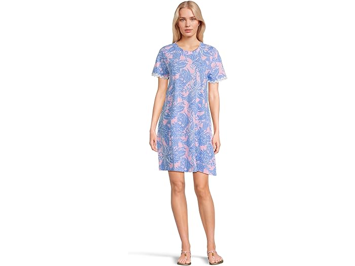 (取寄) リリー ピュリッツァー レディース コーディ ショート スリーブ ドレス Lilly Pulitzer women Cody Short Sleeve Dress Conch Shell Pink Up Scale