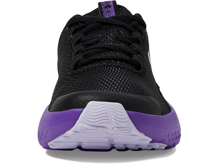 (取寄) アンダーアーマー キッズ ガールズ グレード スクール サージ 4 (ビッグ キッド) Under Armour Kids girls Grade School Surge 4 (Big Kid) Black/Lavish/Salt Purple