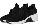 (取寄) スケッチャーズ レディース ア ウェッジ - ハンズ-フリー スリップ-インス SKECHERS women A Wedge - Enzie Hands-Free Slip-Ins Black/White
