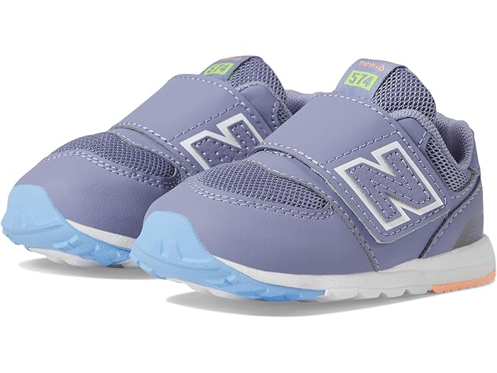 (取寄) ニューバランス キッズ ガールズ 574 ニュー-B フック-アンド-ループ (インファント/トドラー) New Balance Kids girls 574 New-B Hook-and-Loop (Infant/Toddler) Astral Purple/Clear Yellow