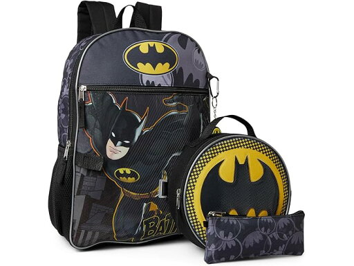 (取寄) ボーイズ バットマン 5-ピース バックパック セット (リトル キッド/ビッグ キッド) BIOWORLD Kids boys Batman 5-Piece Backpack Set (Little Kid/Big Kid) Grey (取寄) ボーイズ バットマン 5-ピース バックパック セット (リトル キッド/ビッグ キッド) BIOWORLD Kids boys Batman 5-Piece Backpack Set (Little Kid/Big Kid) Grey