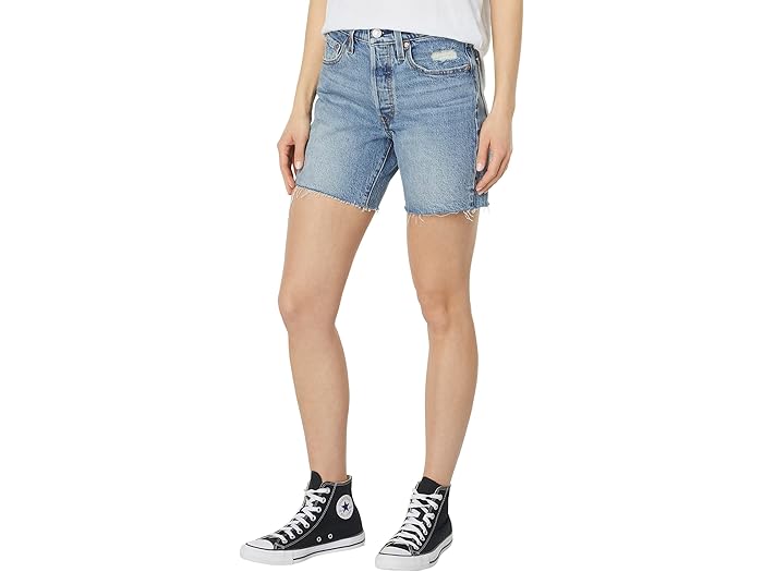 () ꡼Х  ץߥ ǥ 501 ߥå  硼 Levi's Premium women 501 Mid Thigh S...