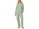 (取寄) ベッドヘッドパジャマズ レディース ロング スリーブ クラシック ストレッチ ジャージ Pj セット Bedhead PJs women Long S...