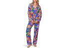 (取寄) ベッドヘッドパジャマズ レディース X トリーナ ターク ロング スリーブ クラシック ストレッチ ジャージ Pj セット Bedhead PJs w...