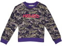 (取寄) ケンゾー キッズ ガールズ チーター プリント プルオーバー (リトル キッズ/ビッグ キッズ) Kenzo Kids girls Cheetah Print Pullover (Little Kids/Big Kids) Plum