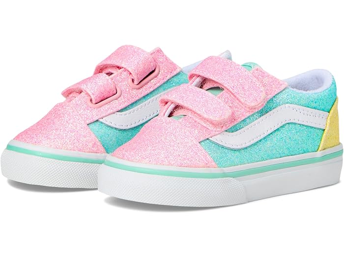 (取寄) バンズ キッズ キッズ オールド スクール V (インファント/トドラー) Vans Kids kids Old Skool V (Infant/Toddler) Pastel Glitter Pastel Multi