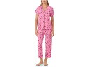 (取寄) ケイトスペード レディース ショート スリーブ モーダル ジャージ クロップド Pj セット Kate Spade New York women Sh...