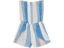 (取寄) ヴィンテージハバナ キッズ ガールズ スモック レイヤー ロンパー (リトル キッズ/ビッグ キッズ) Vintage Havana Kids girls Smocked Layer Romper (Little Kids/Big Kids) Clearwater Stripe