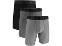 (取寄) アンダーアーマー メンズ 3-パック パフォーマンス テック ソリッド 9 ボクサー ブリーフ Under Armour men 3-Pack Performance Tech Solid 9" Boxer Briefs Steel