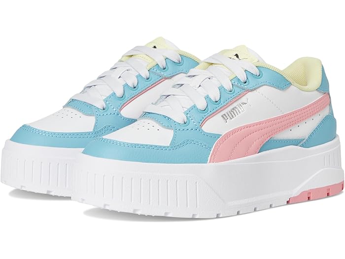 (取寄) プーマ キッズ キッズ カルメン リ アイドル シューズ (ビッグ キッド) PUMA Kids kids Karmen Ii Idol Shoes (Big Kid) White/Pinkscape/Aqua