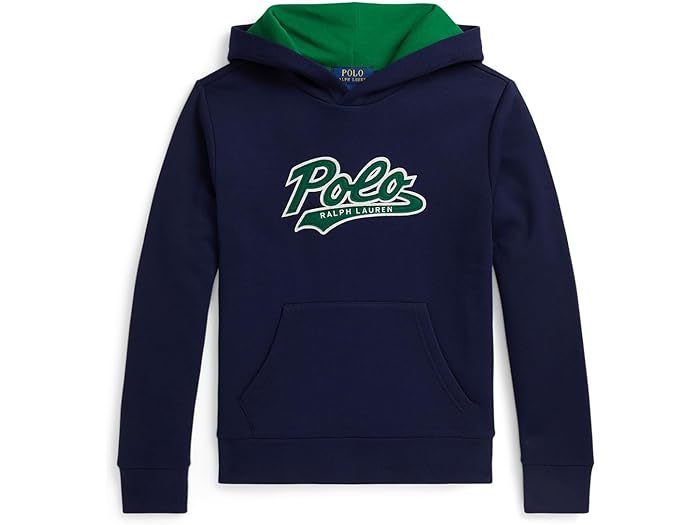 (取寄) ラルフローレン キッズ ボーイズ ロゴ フリース ブーディ (ビッグ キッド) Polo Ralph Lauren Kids boys Logo Fleece Hoodie (Big Kid) Refined Navy