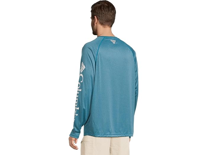 (取寄) コロンビア メンズ ターミナル タックル L/S シャツ Columbia men Terminal Tackle L/S Shirt Blue Echo Heather/White Logo