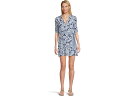 (取寄) リリー ピュリッツァー レディース イビー スカーテッド ロンパース Lilly Pulitzer women Ibby Skirted Rompers Sapphire Pool Summer Shorelines Engineered Romper