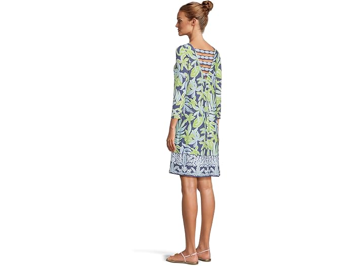 (取寄) リリー ピュリッツァー レディース オフィーリア ドレス Lilly Pulitzer women Ophelia Dress Sapphire Pool Tropical Tango Engineered Dress
