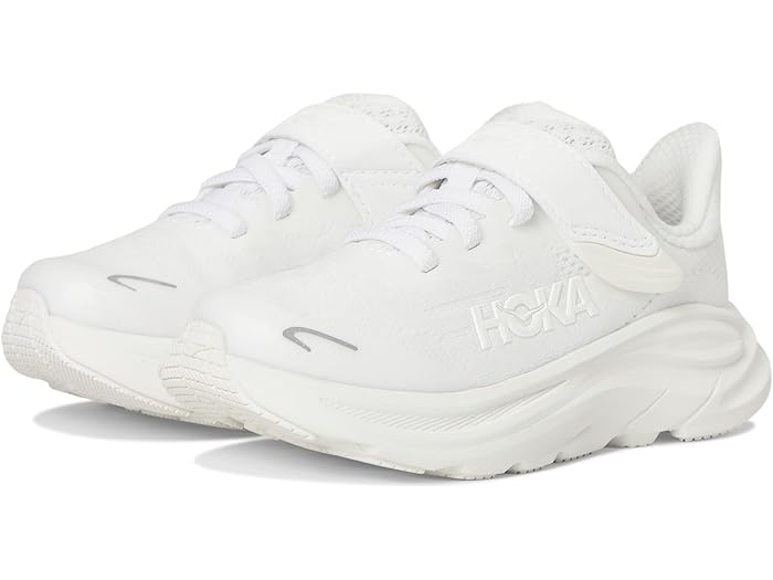 (取寄) ホカキッズ キッズ クリフトン 10 (リトル キッド) Hoka Kids kids Clifton 10 (Little Kid) White/White