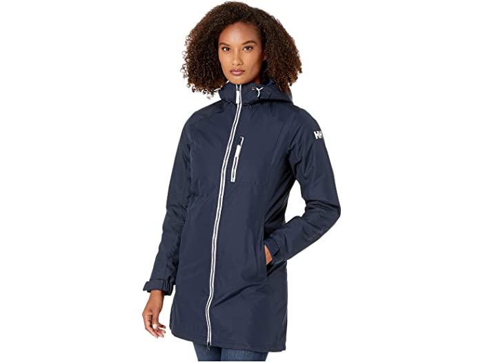 () إ꡼ϥ󥻥 ǥ  ٥ե 󥿡 㥱å Helly Hansen women Helly Hansen Long Belfast Winter Jacket Navy