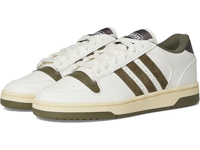 (取寄) アディダス キッズ キッズ ブレーク スタート シューズ adidas Kids kids Break Start Shoes White/Olive Strata/Charcoal
