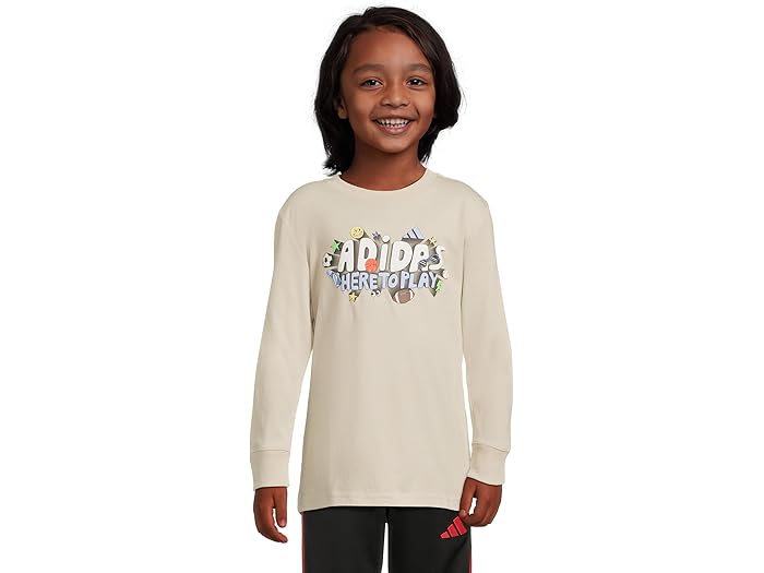 (取寄) アディダス キッズ ボーイズ ロング スリーブ エクスプレッション ティー (トドラー/リトル キ..