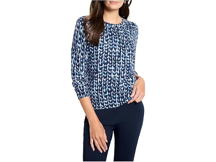 (取寄) ニックゾー レディース ニット ステッチ ピュア コットン セーター NIC+ZOE women Knit Stitch ..