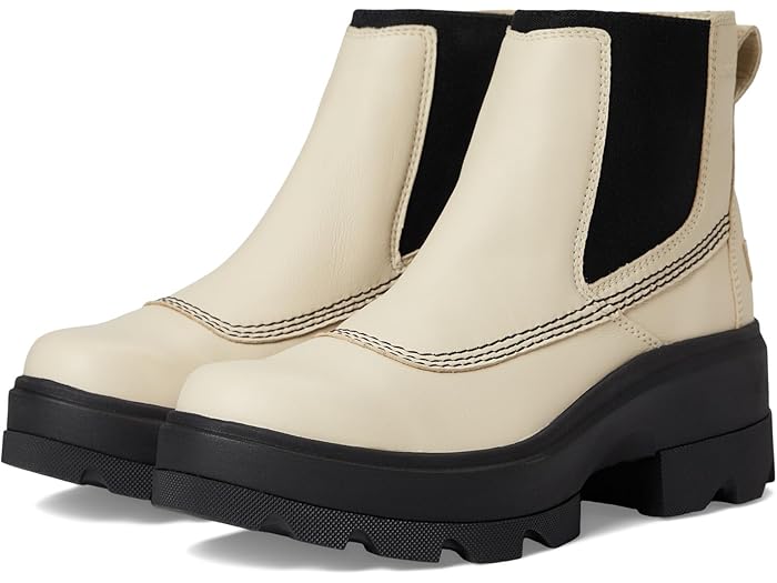 (取寄) ソレル レディース ジョアン チェルシー SOREL women Joan Frwd Chelsea Bleached Ceramic/Black