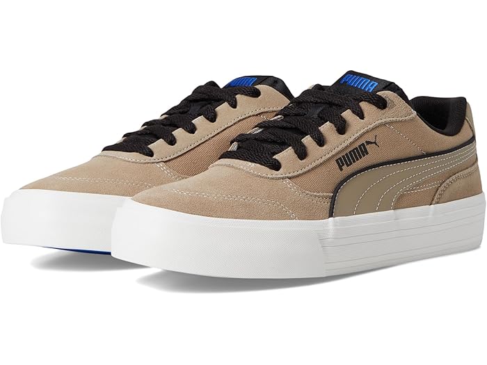 (取寄) プーマ メンズ コート クラシック バルク シューズ PUMA men Court Classic Vulc Shoes Ice Coffee/Bla...