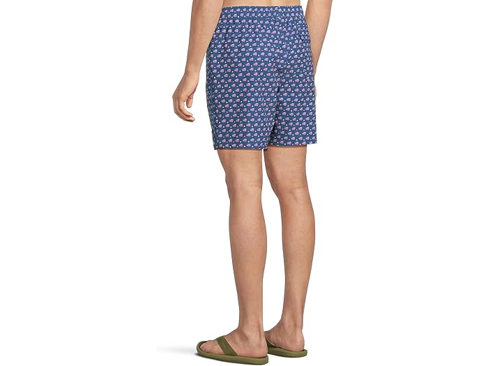 (取寄) ヴィンヤードヴァインズ メンズ 7 プリンテッド パイプド チャッピー トランクス Vineyard Vines men 7" Printed Piped Chappy Trunks Flag/Stars Moonshine