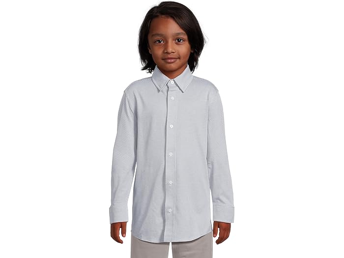 (取寄) ジョンストン&マーフィー キッズ ボーイズ ボーイズ XC フレックス ストレッチ ロング-スローブ シャツ (ビッグ キッド) Johnston & Murphy Kids boys Boys Xc Flex Stretch Long-sleeve Shirt (Big Kid) Navy