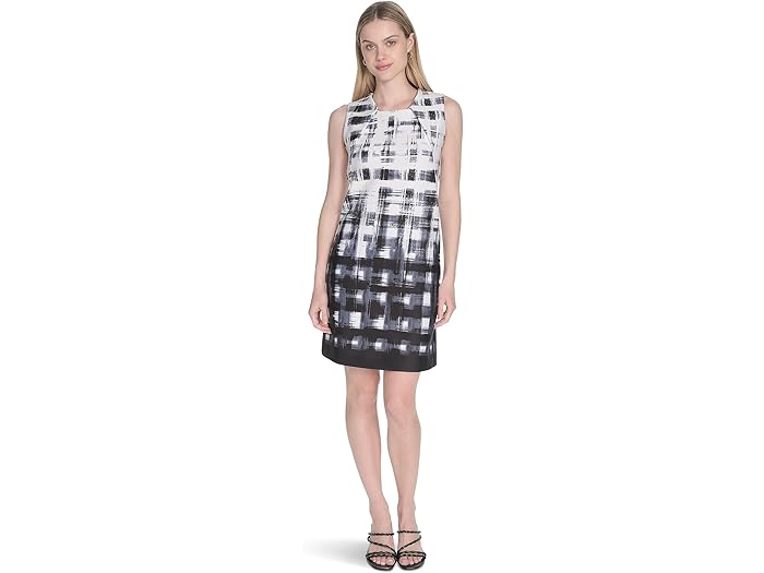 (取寄) カルバンクライン レディース スキューバ スリーブレス プリンテッド シィース Calvin Klein wo..