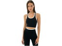 (取寄) スピリッツ 59 レディース アンバー エアウェイト ブラレット Splits59 women Amber Airweight Bralette Black/White