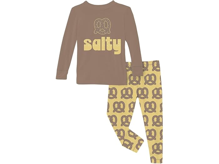 (取寄) キッキー パンツ キッズ キッズ ロング スリーブ グラフィック ティー パジャマ セット (ビッグ..