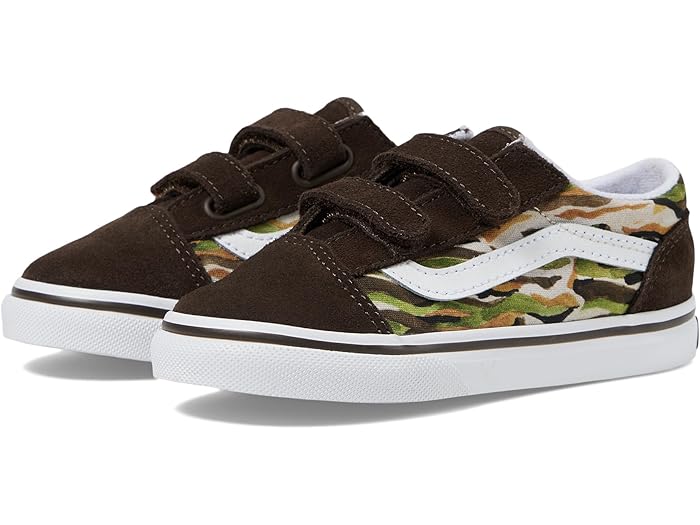 (取寄) バンズ キッズ キッズ オールド スクール V (インファント/トドラー) Vans Kids kids Old Skool V (Infant/Toddler) Painted Camo Brown/Multi