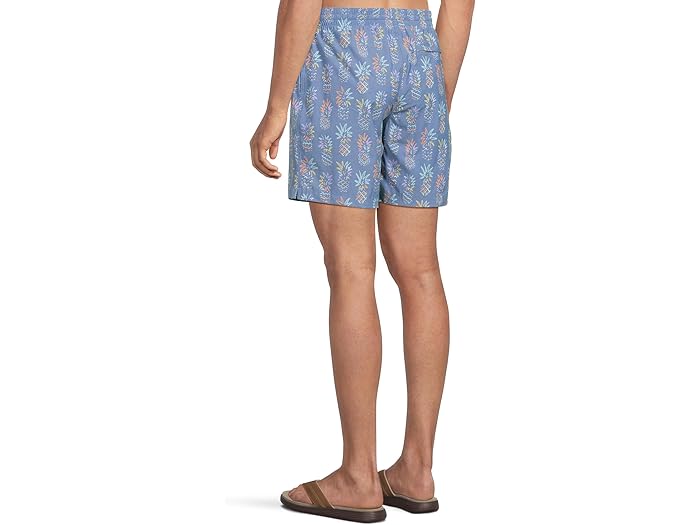 (取寄) チャビーズ メンズ ザ パイナップル 7 スイム Chubbies men The Pineapple Sketches 7" (Classic Swim Trunk) Bright Blue