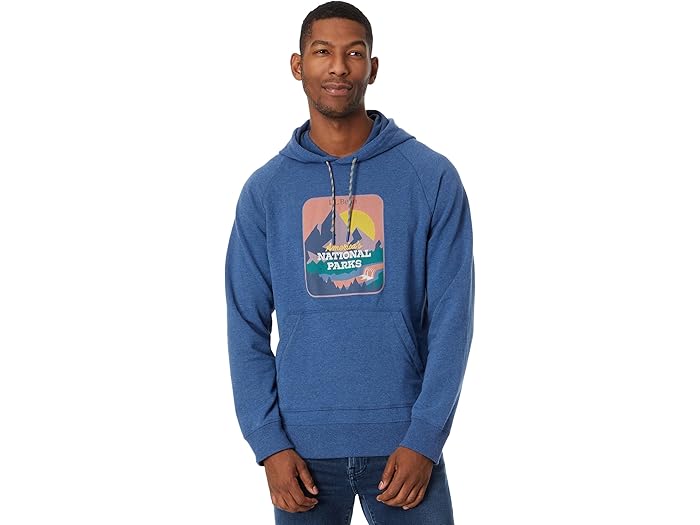 (取寄) エルエルビーン メンズ キャンプ ブーディ グラフィック レギュラー L.L.Bean men Camp Hoodie Graphic Regular Bright Mariner Heather/National Parks