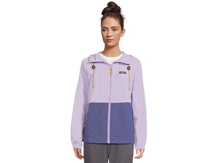 (取寄) エルエルビーン レディース マウンテン クラシック フルジップ ジャケット カラーブロック L.L.Bean women Mountain Classic Full-Zip Jacket Color-Block French Lilac/Dark Twilight Blue
