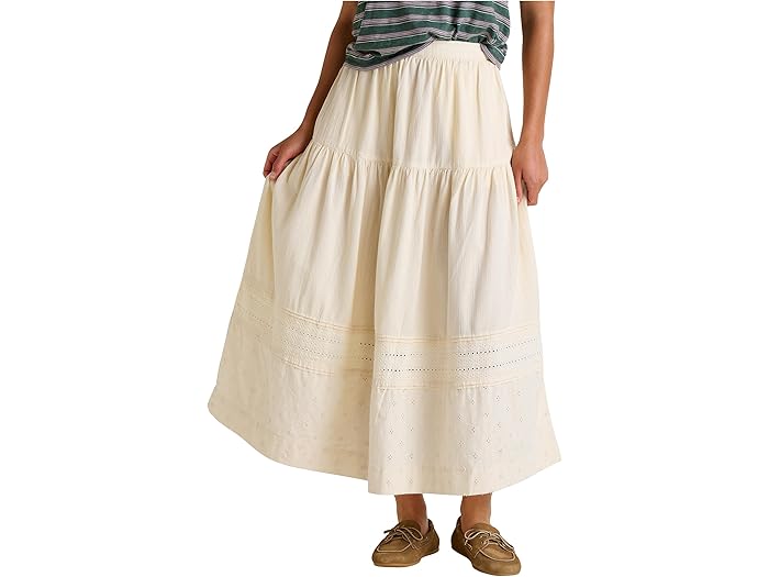 () ȡɥɥ ǥ  ߥǥ  Toad&Co women Airscape Midi Skirt Salt Dobby