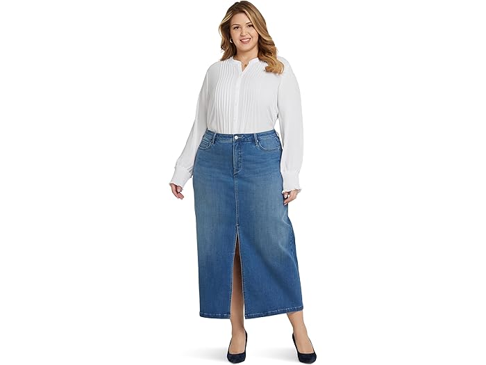 (取寄) エヌワイディージェイ レディース プラス サイズ ロング スカート NYDJ women Plus Size Long Skirt Fairmont