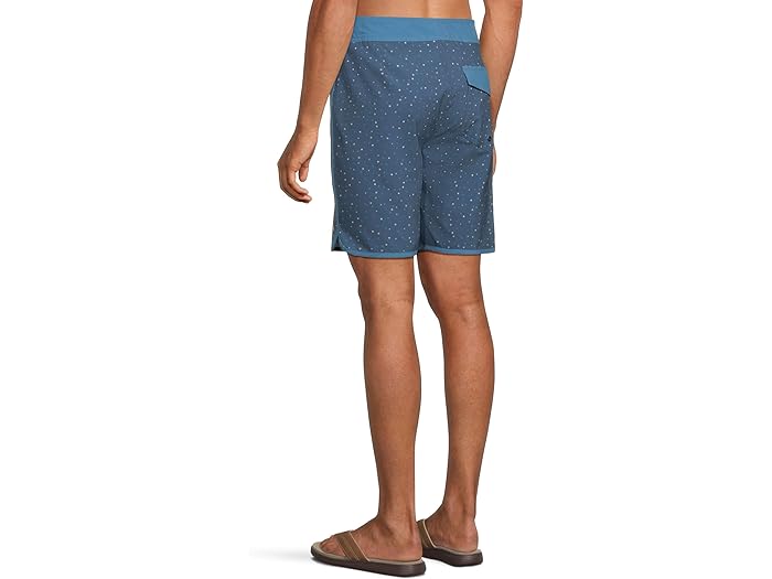 (取寄) クイックシルバー メンズ サーフシルク スカルプ 19 ボードショーツ Quiksilver men Surfsilk Scallop 19 BoardShorts American Navy
