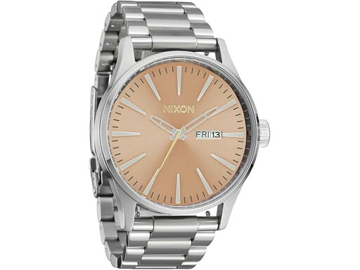 (取寄) ニクソン メンズ セントリー ステインレス スティール Nixon men Sentry Stainless Steel Silver/Coral (取寄) ニクソン メンズ セントリー ステインレス スティール Nixon men Sentry Stainless Steel Silver/Coral