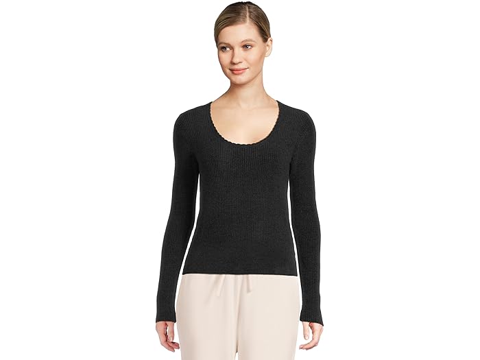 (取寄) ベアフットドリームス レディース コージーシック ウルトラ ライト リブド スカルプ スクープ ..