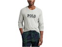 (取寄) ラルフローレン メンズ ニット ロング スリーブ クルー アンド ウーブン パジャマ パンツ セット Polo Ralph Lauren men Kn...