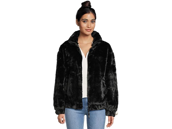 (取寄) アグ レディース タシュ フォー ファー ジャケット UGG women Tash Faux Fur Jacket Black