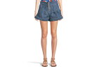 (取寄) フリーピープル レディース フラー デニム ショーツ Free People women Fleur Denim Shorts True Blue
