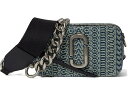 (取寄) マークジェイコブス レディース ザ ブリーチ モノグラム デニム スナップショット Marc Jacobs women The Bleached Monogram Denim Snapshot Sun Faded Denim