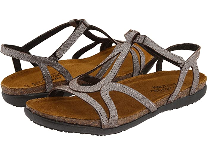 () ʥ ǥ ɥꥹ Naot women Dorith Silver Threads Leather