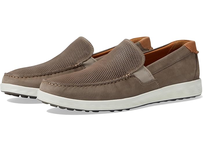 (取寄) エコー メンズ S ライト モック サマー ECCO men S Lite Moc Summer Warm Grey Cognac